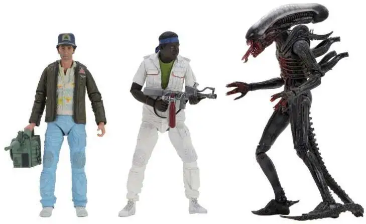 Promo ๐ NECA 40th Anniversary Series 2 Brett, Parker & The Alien (Big Chap) Exclusive Set of 3 Action Figures ๐งจ 3 Promo ๐ NECA 40th Anniversary Series 2 Brett, Parker & The Alien (Big Chap) Exclusive Set of 3 Action Figures ๐งจ
