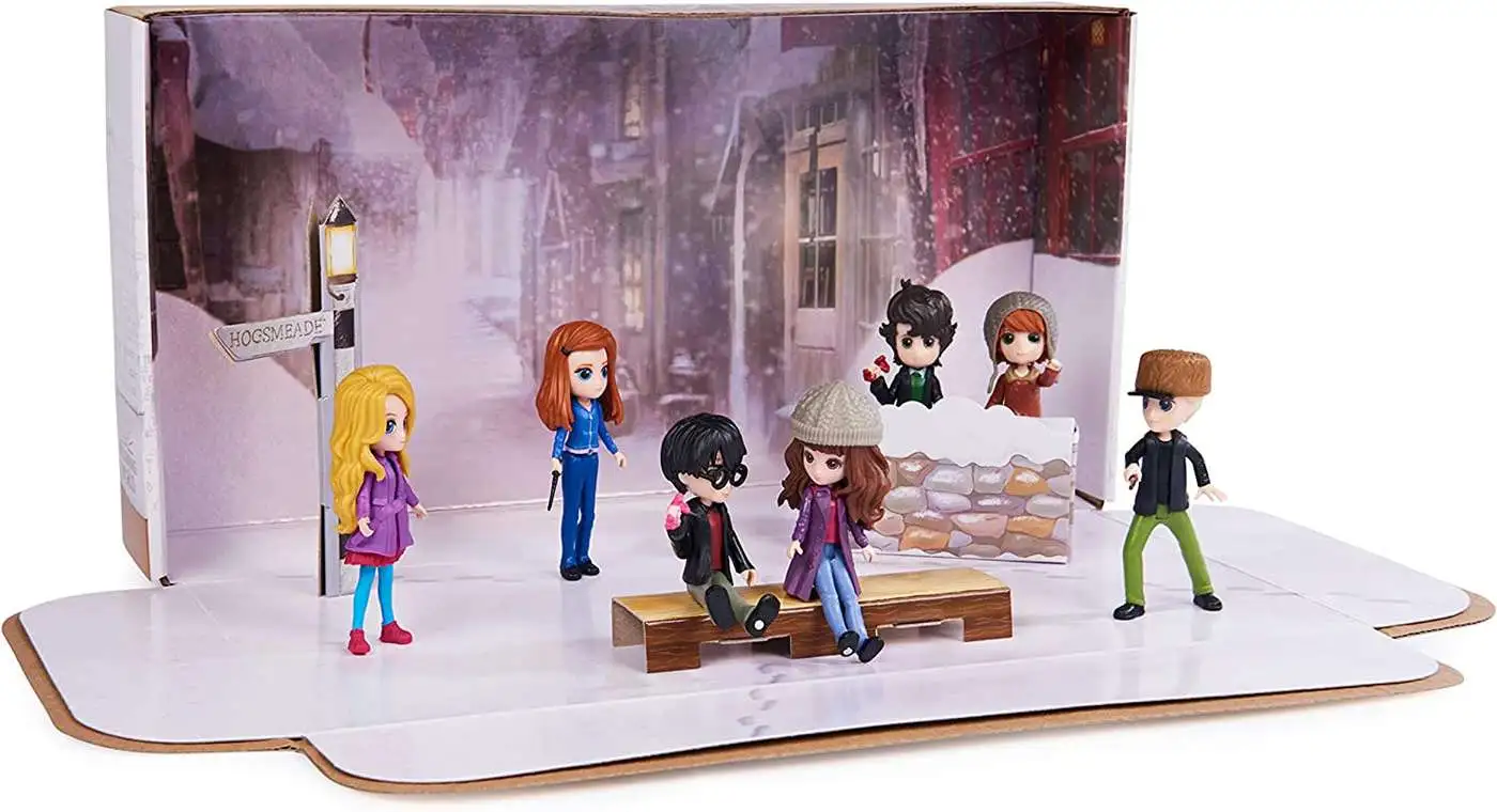 Discount 🤩 Harry Potter Magical Minis Hogsmeade Collector Set 4-Inch Figure 7-Pack 😀 3 Discount 🤩 Harry Potter Magical Minis Hogsmeade Collector Set 4-Inch Figure 7-Pack 😀