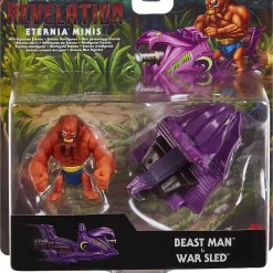 Deals ๐ Masters of the Universe Revelation Eternia Minis Beast Man & War Sled Figure Set ๐