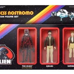 New 😉 ReAction Dallas, Lambert & Bloody Xenomorph Alien Action Figure 3-Pack 😀