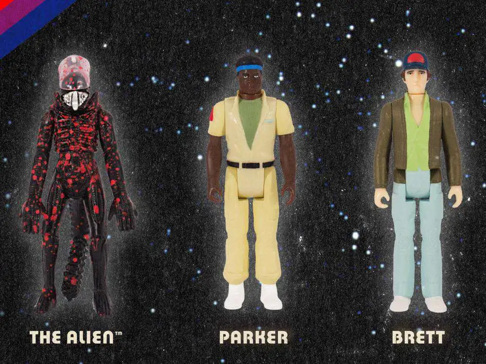 Hot Sale 🛒 ReAction Parker, Brett & Bloody Xenomorph Alien Action Figure 3-Pack ⌛ 4 Hot Sale 🛒 ReAction Parker, Brett & Bloody Xenomorph Alien Action Figure 3-Pack ⌛ - Image 2