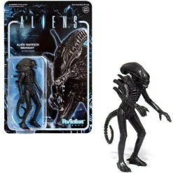 Best Pirce 🔔 ReAction Aliens Alien Warrior Midnight Black Action Figure ⭐