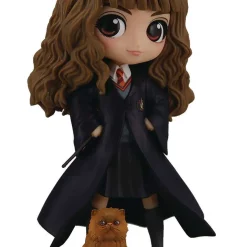 Buy 😀 Harry Potter Q Posket Hermione Granger 5.5-Inch Collectible PVC Figure [with Crookshanks] 🤩