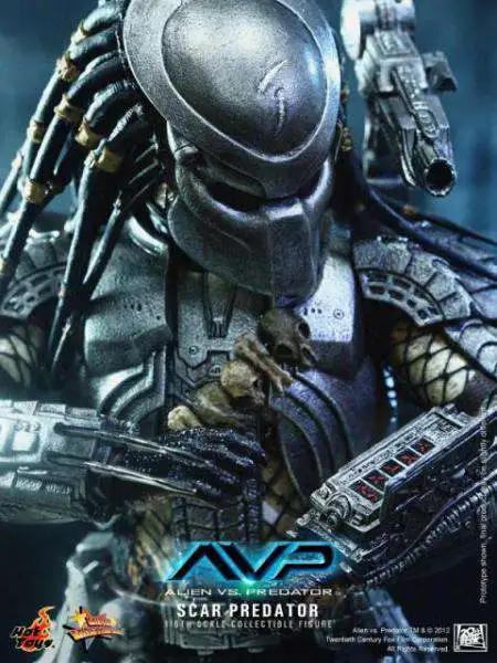 Best Sale โจ Alien vs Predator Movie Masterpiece Scar Predator Collectible Figure ๐งจ 6 Best Sale โจ Alien vs Predator Movie Masterpiece Scar Predator Collectible Figure ๐งจ - Image 4