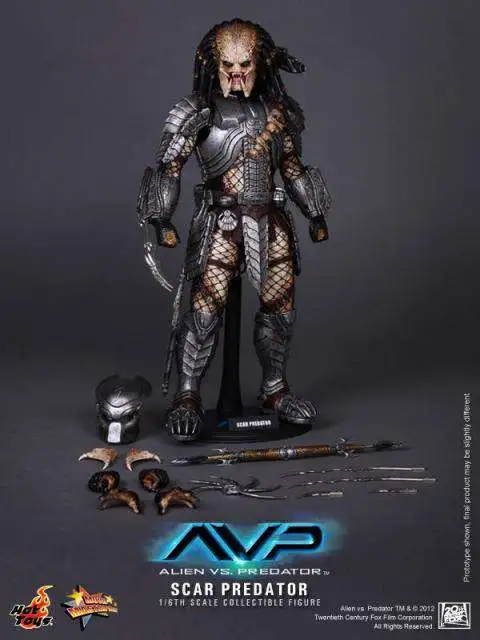 Best Sale โจ Alien vs Predator Movie Masterpiece Scar Predator Collectible Figure ๐งจ 7 Best Sale โจ Alien vs Predator Movie Masterpiece Scar Predator Collectible Figure ๐งจ - Image 5