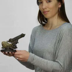 New ❤️ NECA Alien Cinemachines Series 1 Space Jockey 5-Inch Diecast Vehicle [Fossilized] 🛒 -Harry Potter Sale Store cinemachinesspacejockey inset2