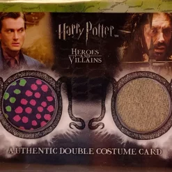 Best Sale 💯 Harry Potter and The Goblet of Fire Barty Crouch Jr. & Igor Karkaroff 005/160 Authentic Costume Card DC2 😉