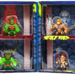 Hot Sale ⌛ Masters of the Universe Eternia Minis Buzz Off, Zodac, He-Man & Teela 2-Inch Mini Figure 4-Pack [Slime Pit] 🔥