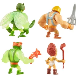 Hot Sale ⌛ Masters of the Universe Eternia Minis Buzz Off, Zodac, He-Man & Teela 2-Inch Mini Figure 4-Pack [Slime Pit] 🔥 -Harry Potter Sale Store eterniaminislimepit4pk inset3