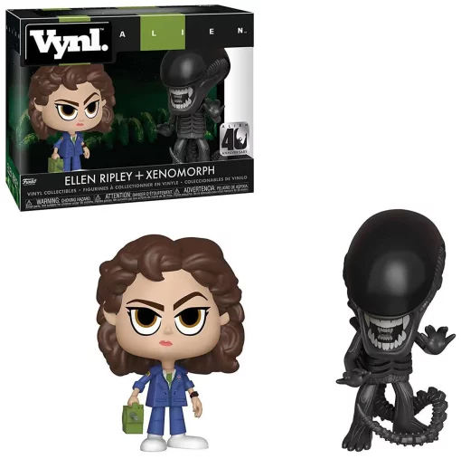 Flash Sale ✨ Funko Alien 40th Anniversary Vynl. Ellen Ripley & Xenomorph Vinyl Figure 2-Pack [With Tracker] 🤩