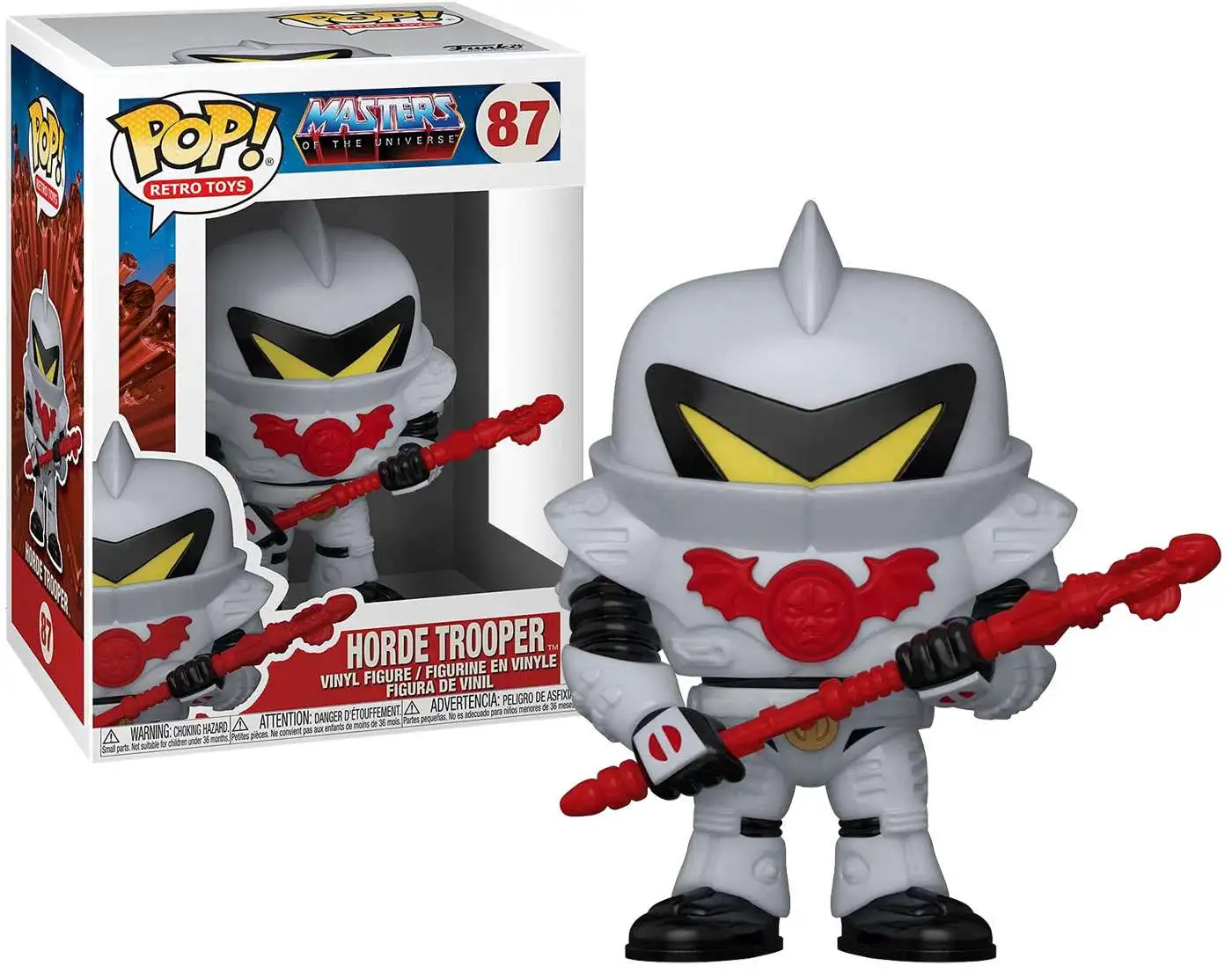 Budget ๐ Funko Masters of the Universe POP! Retro Toys Horde Trooper Vinyl Figure #87 โ 3 Budget ๐ Funko Masters of the Universe POP! Retro Toys Horde Trooper Vinyl Figure #87 โ