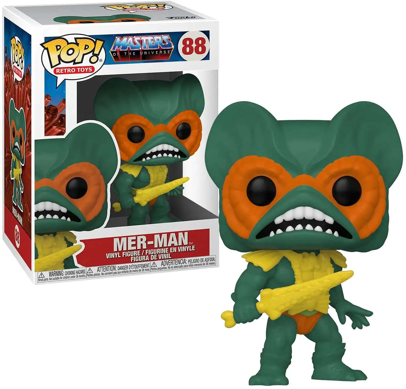 Wholesale ✔️ Funko Masters of the Universe POP! Retro Toys Merman Vinyl Figure #88 ❤️ 3 Wholesale ✔️ Funko Masters of the Universe POP! Retro Toys Merman Vinyl Figure #88 ❤️