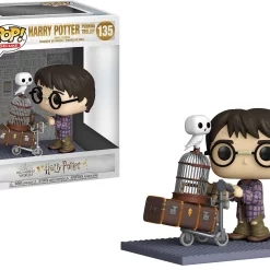 Promo 🥰 Funko Harry Potter Anniversary Harry Pushing Trolley Deluxe Figure #135 ❤️