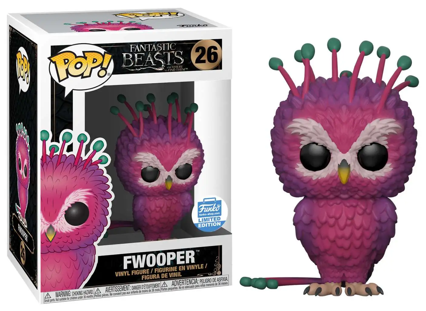 Coupon ๐ Funko Harry Potter Fantastic Beasts and Where to Find Them POP! Fantastic Beasts Fwooper Exclusive Vinyl Figure #26 โจ 3 Coupon ๐ Funko Harry Potter Fantastic Beasts and Where to Find Them POP! Fantastic Beasts Fwooper Exclusive Vinyl Figure #26 โจ