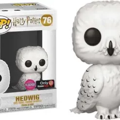 Buy 🧨 Funko POP! Harry Potter Hedwig Exclusive Vinyl Figure #76 [Flocked] 🔔
