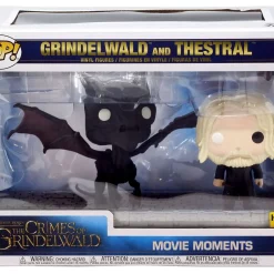 New 🎉 Funko Harry Potter Fantastic Beasts The Crimes of Grindelwald POP! Fantastic Beasts Grindelwald & Thestral Exclusive Vinyl Figure 2-Pack #30 [Movie Moments] 😉 -Harry Potter Sale Store funkommgrindelwaldthest inset2