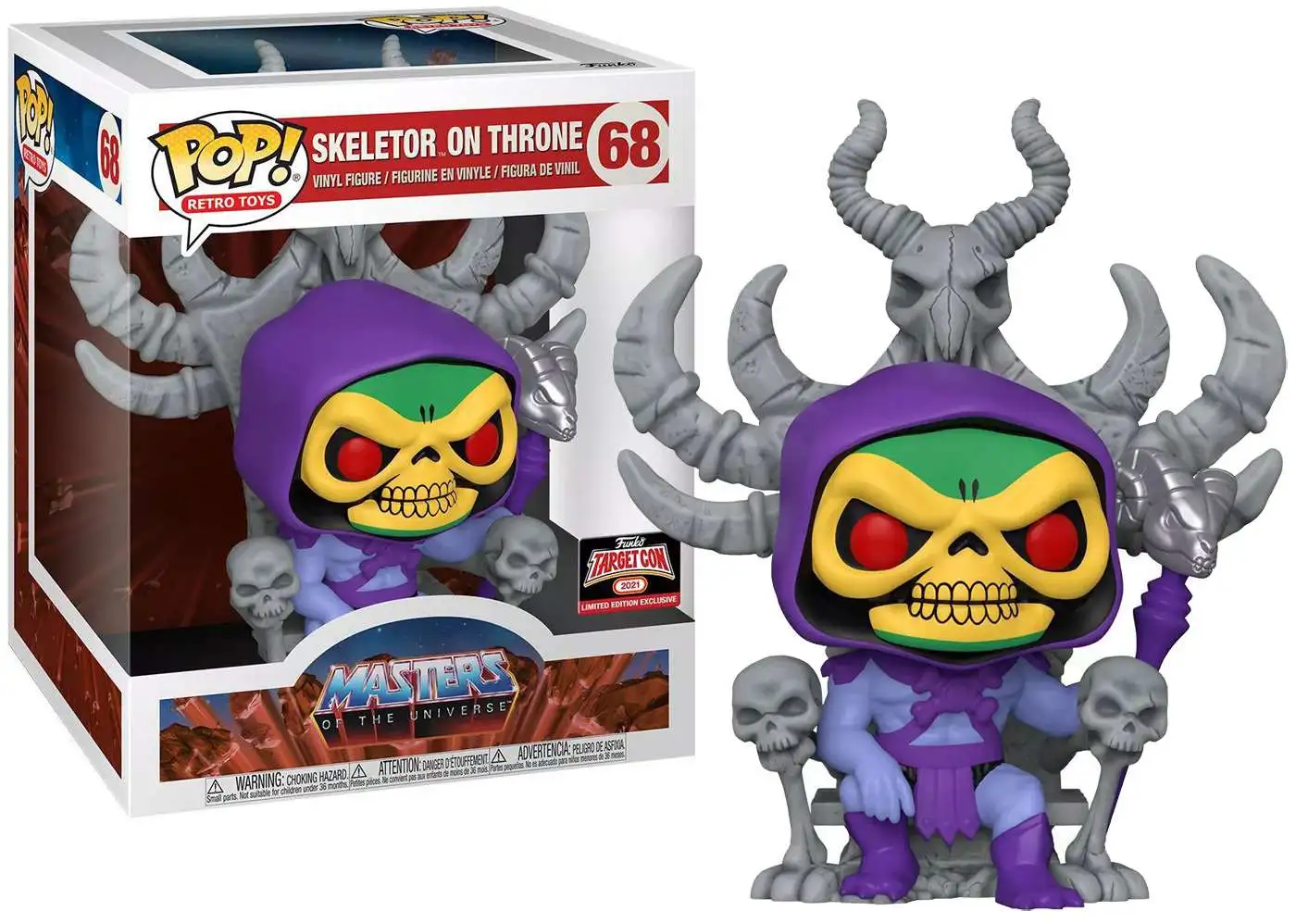 Best deal ๐ Funko Masters of the Universe POP! Animation Skeletor on Throne Exclusive Vinyl Figure #68 ๐ 3 Best deal ๐ Funko Masters of the Universe POP! Animation Skeletor on Throne Exclusive Vinyl Figure #68 ๐
