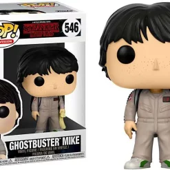 Promo 🎁 Funko Stranger Things POP! Television Ghostbuster Mike Vinyl Figure #546 [Damaged Package] 🔔