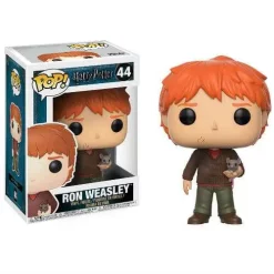 Promo 😍 Funko POP! Harry Potter Ron Weasley Vinyl Figure #44 [Scabbers] 😍