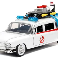 Cheapest ⌛ Ghostbusters Hollywood Rides Ecto-1 Diecast Car [1:24 Scale] 🎁