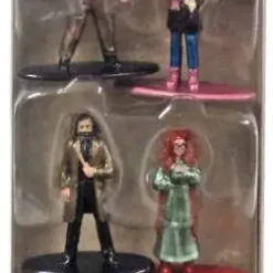 Budget ⌛ Nano Metalfigs Harry Potter, Luna Lovegood, Sirius Black, Prof. Trelawney & Moaning Myrtle 1.5-Inch Diecast Figure 5-Pack 🔥