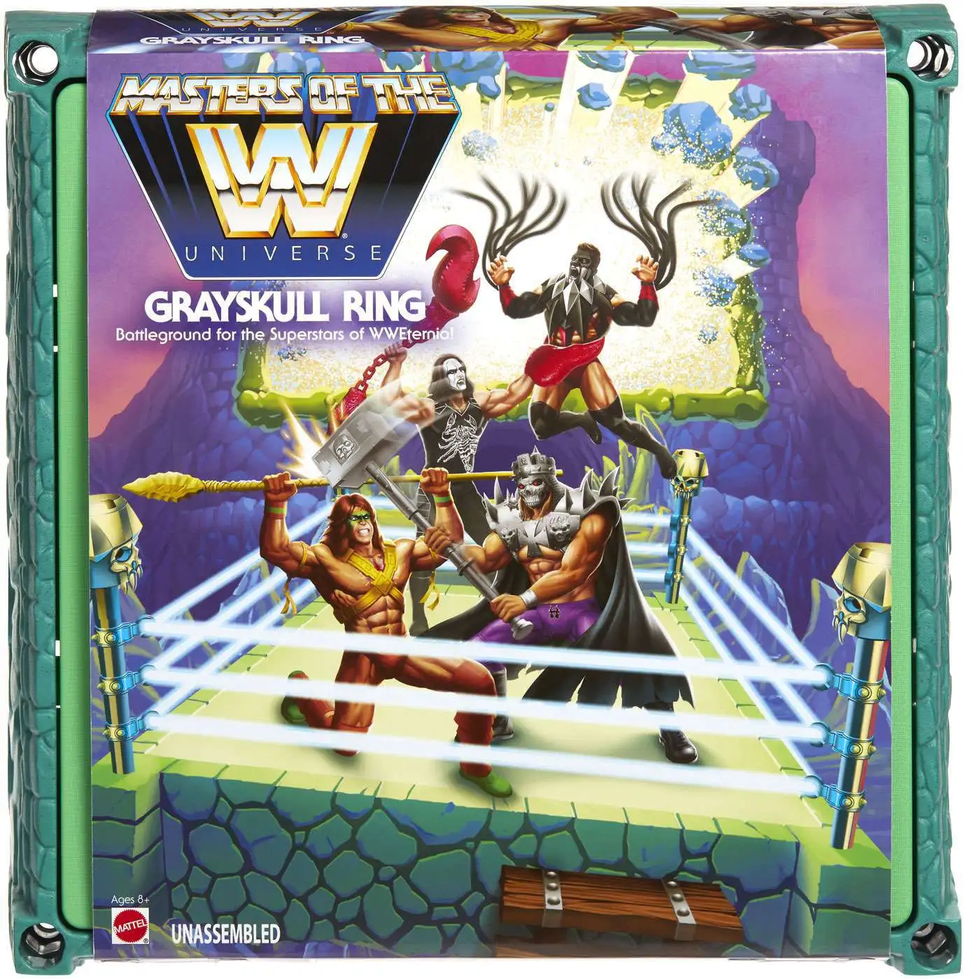 Flash Sale 🛒 WWE Wrestling Masters of the WWE Universe Grayskull Ring 😉 3 Flash Sale 🛒 WWE Wrestling Masters of the WWE Universe Grayskull Ring 😉