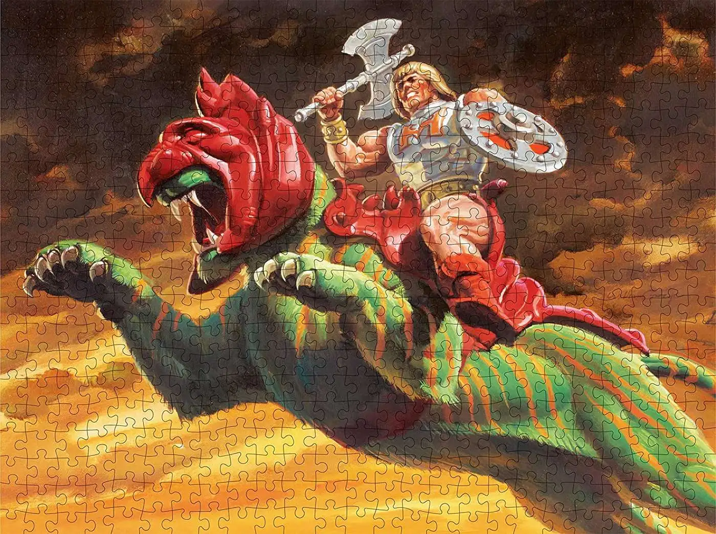 Best Sale 🎉 Masters of the Universe He-Man & Battle Cat Puzzle ❤️ 5 Best Sale 🎉 Masters of the Universe He-Man & Battle Cat Puzzle ❤️ - Image 3