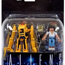 Buy 🔔 Aliens Minimates Power Loader 2-Inch Minifigure Deluxe Set [with Ripley and Battle-Damaged Alien] 🎉