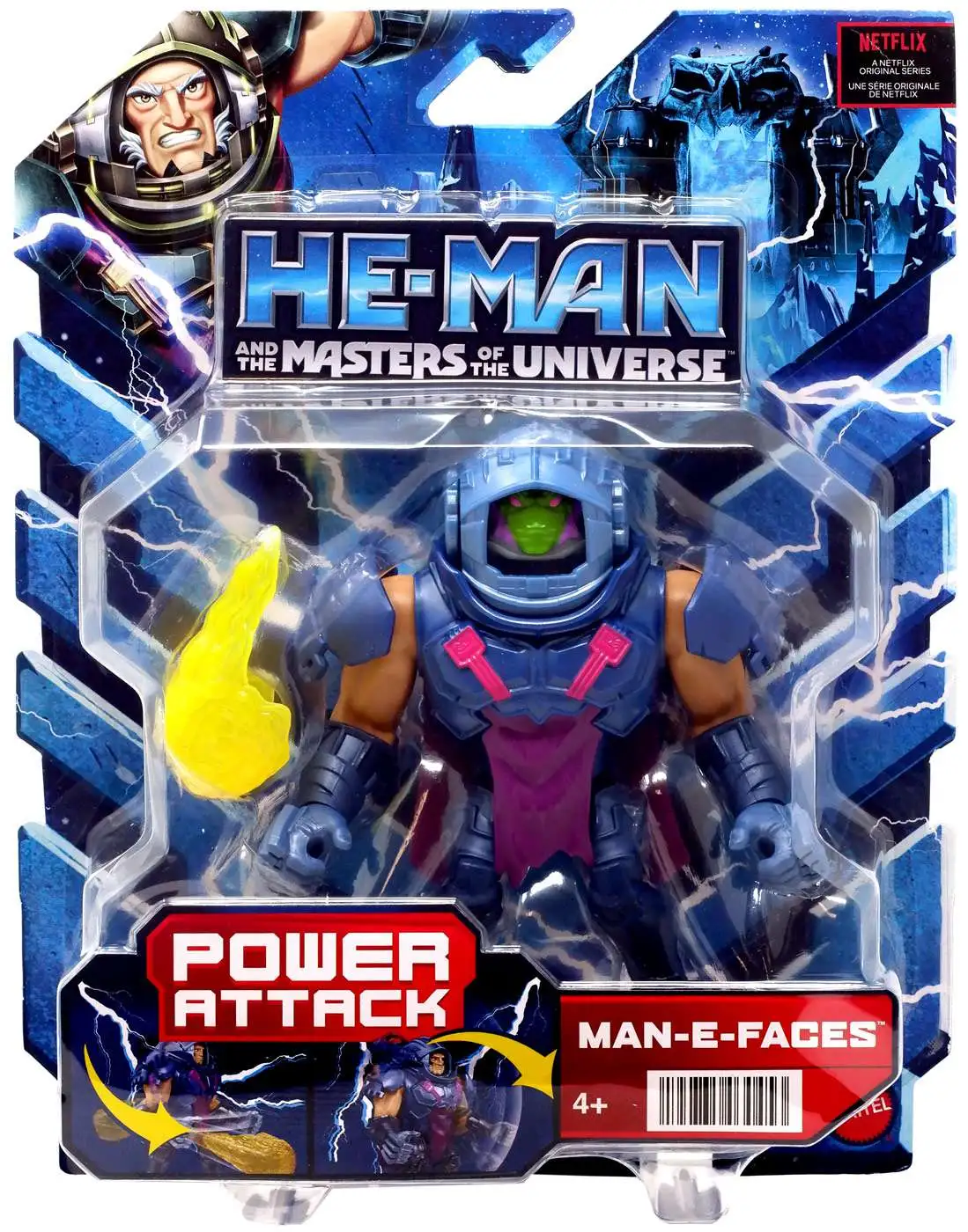 Brand new 😀 He-Man and the Masters of the Universe Revelation Power Attack Man-E-Faces Action Figure 🎉 3 Brand new 😀 He-Man and the Masters of the Universe Revelation Power Attack Man-E-Faces Action Figure 🎉