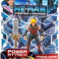 Best Sale 🔥 He-Man and the Masters of the Universe Revelation Power Attack Prince Adam Action Figure 😍
