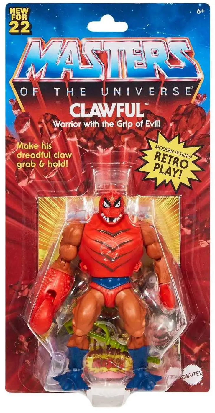 Promo 🎉 Masters of the Universe Origins Clawful Action Figure 😉 3 Promo 🎉 Masters of the Universe Origins Clawful Action Figure 😉