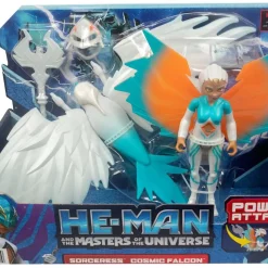 Flash Sale ✔️ He-Man and the Masters of the Universe Revelation Power Attack Sorceress Cosmic Falcon Action Figure 🤩