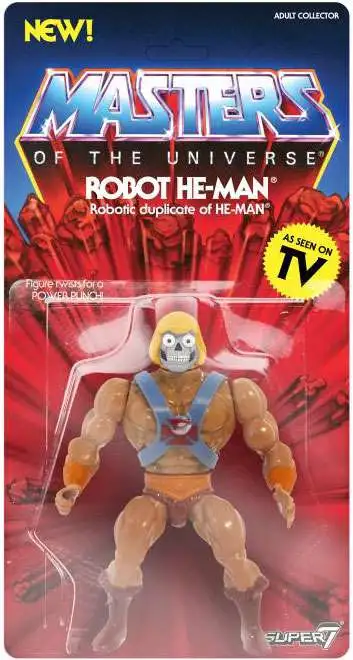Brand new ๐คฉ Masters of the Universe Vintage Series 2 Robot He-Man Action Figure โจ 3 Brand new ๐คฉ Masters of the Universe Vintage Series 2 Robot He-Man Action Figure โจ