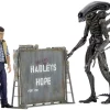 Hot Sale 🔔 NECA Aliens Hadley's Hope Action Figure 2-Pack [Carter Burke & Concept Xenomorph] ⭐ -Harry Potter Sale Store neca51671