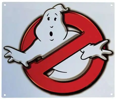 Wholesale 🎉 Ghostbusters No Ghosts Logo 9-Inchx11-Inch Metal Sign ⭐ 3 Wholesale 🎉 Ghostbusters No Ghosts Logo 9-Inchx11-Inch Metal Sign ⭐