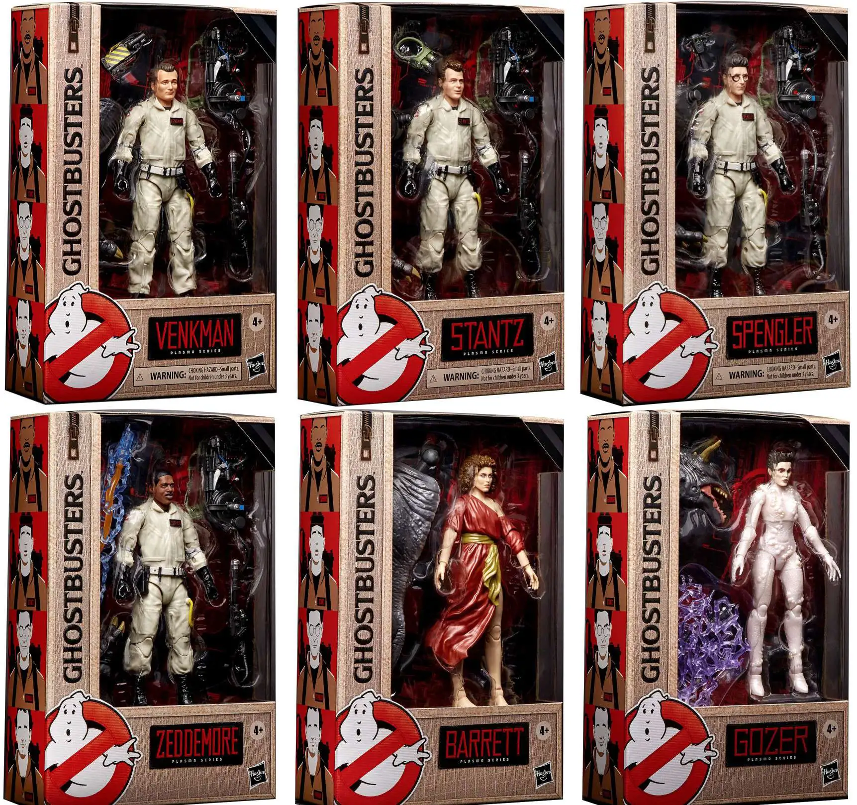 Wholesale 🤩 Ghostbusters Plasma Series Peter, Ray, Egon, Winston, Gozer & Dana Set of 6 Action Figures 😍 3 Wholesale 🤩 Ghostbusters Plasma Series Peter, Ray, Egon, Winston, Gozer & Dana Set of 6 Action Figures 😍
