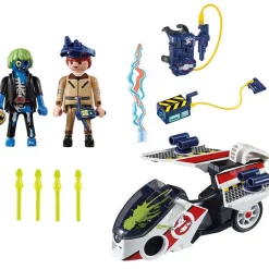 Hot Sale 👏 Playmobil The Real Ghostbusters Stantz with Skybike Set #9388 👍 -Harry Potter Sale Store playmobil9388 inset1