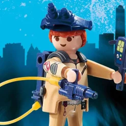 Hot Sale 👏 Playmobil The Real Ghostbusters Stantz with Skybike Set #9388 👍 -Harry Potter Sale Store playmobil9388 inset3