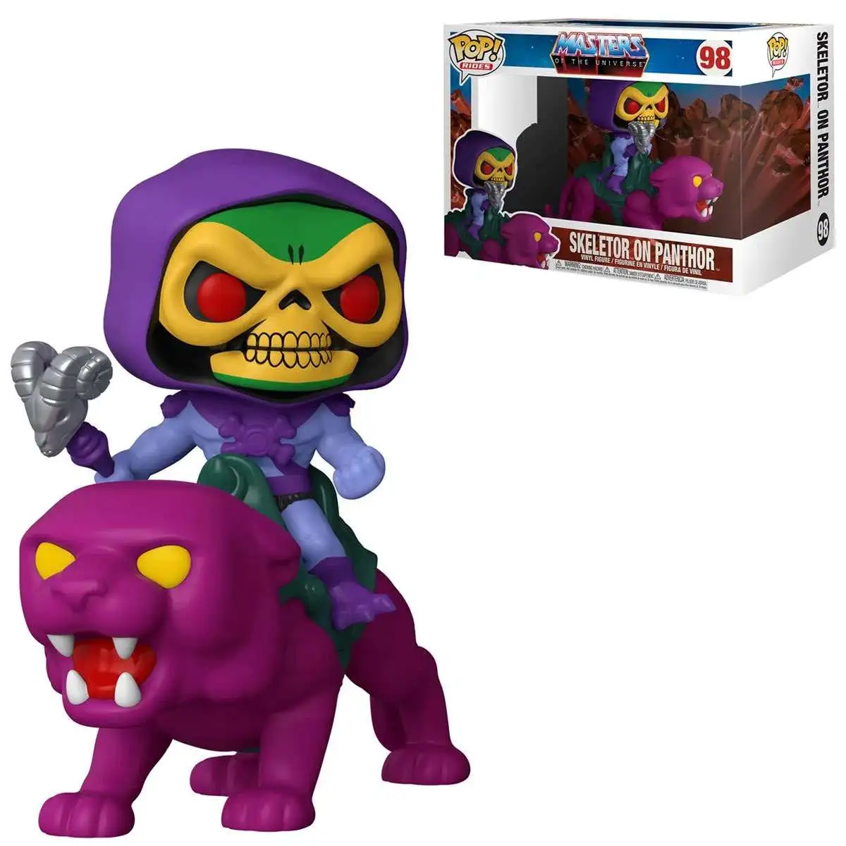 Discount 😍 Funko Masters of the Universe POP! Rides Skeletor on Panthor Vinyl Figure #98 😍 3 Discount 😍 Funko Masters of the Universe POP! Rides Skeletor on Panthor Vinyl Figure #98 😍