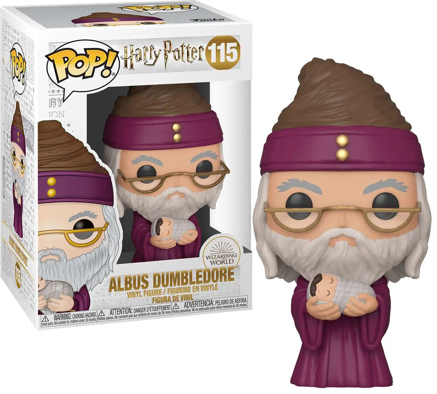 Best Sale 🎁 Funko POP! Harry Potter Dumbledore with Baby Harry Vinyl Figure #115 👏 3 Best Sale 🎁 Funko POP! Harry Potter Dumbledore with Baby Harry Vinyl Figure #115 👏