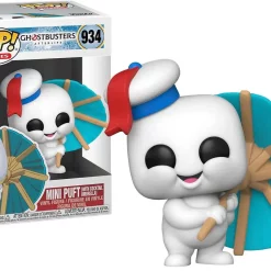 Cheapest 🧨 Funko Ghostbusters Afterlife POP! Movies Mini Puft with Cocktail Umbrella Vinyl Figure #934 ✨