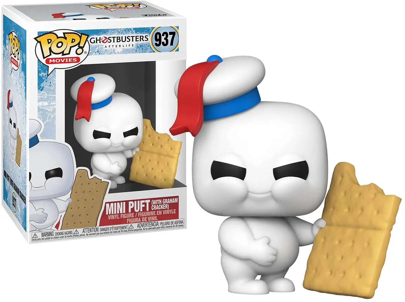 Buy 😍 Funko Ghostbusters Afterlife POP! Movies Mini Puft with Graham Cracker Vinyl Figure #937 💯 3 Buy 😍 Funko Ghostbusters Afterlife POP! Movies Mini Puft with Graham Cracker Vinyl Figure #937 💯