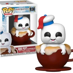 Coupon 💯 Funko Ghostbusters Afterlife POP! Movies Mini Puft in Cappuccino Cup Vinyl Figure #938 💯