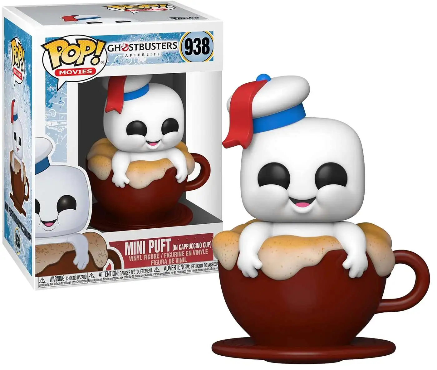 Coupon ๐ฏ Funko Ghostbusters Afterlife POP! Movies Mini Puft in Cappuccino Cup Vinyl Figure #938 ๐ฏ 3 Coupon ๐ฏ Funko Ghostbusters Afterlife POP! Movies Mini Puft in Cappuccino Cup Vinyl Figure #938 ๐ฏ