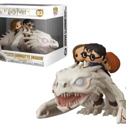 Buy ❤️ Funko Harry Potter POP! Rides Harry, Hermione & Ron Riding Gringotts Dragon Vinyl Figure #93 [Damaged Package] 😍