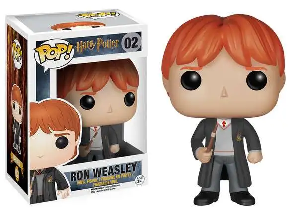 New 💯 Funko POP! Harry Potter Ron Weasley Vinyl Figure #02 🤩 3 New 💯 Funko POP! Harry Potter Ron Weasley Vinyl Figure #02 🤩