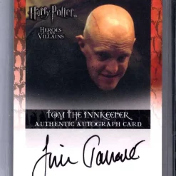 Discount 👏 Harry Potter Heores and Villains Jim Tavare as Tom the Innkeeper Authentic Autograph Card 💯