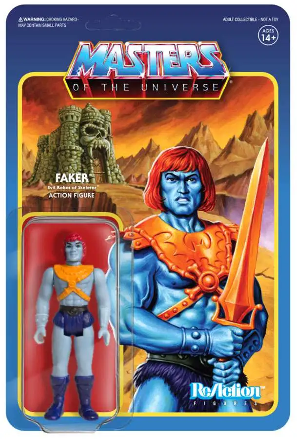 Discount โ๏ธ ReAction Masters of the Universe Faker Action Figure ๐งจ 3 Discount โ๏ธ ReAction Masters of the Universe Faker Action Figure ๐งจ