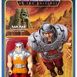 Coupon ✨ ReAction Masters of the Universe Ram Man Action Figure [Mini Comic] ❤️