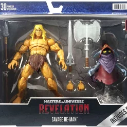 Best deal 🤩 Masters of the Universe Revelation Masterverse Savage He-Man with Orko Deluxe Action Figure 2-Pack ⌛